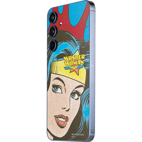 DC Comics Wonder Woman Vintage Profile Galaxy A55 5G Skin